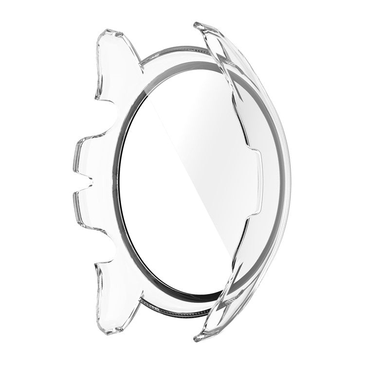 Smart Watch Hard PC Frame Built-in with Tempered Glass Screen Protector Watch Case for Huami Amazfit GTR3/GTR3 Pro - Transparent