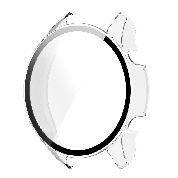 2 in 1 Smart Watch Hard PC Frame + Tempered Glass Screen Protector Watch Case for Xiaomi Mi Watch Color Sport - Transparent