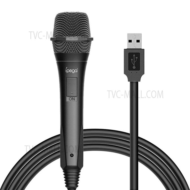 IPEGA PG-9209 USB 2.0 Karaoke Mic Handheld Wired Microphone for PS4/Wii U/Nintendo Switch