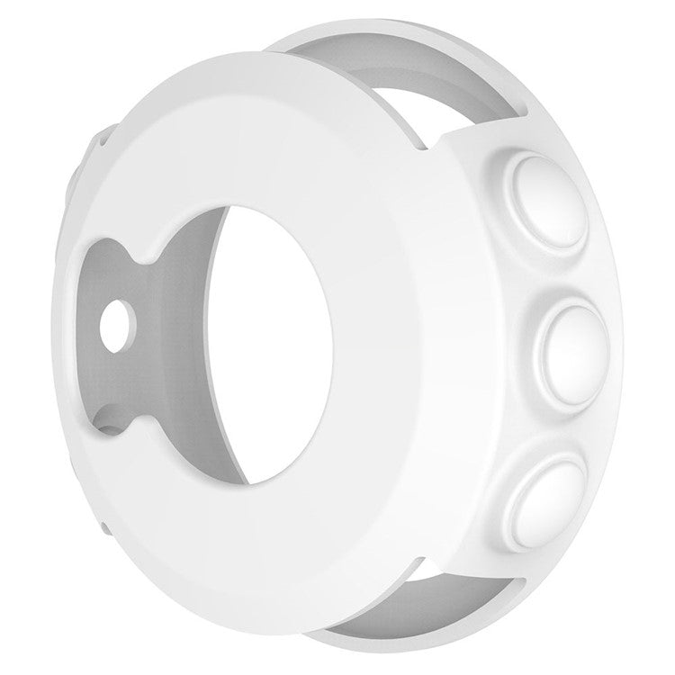 For Garmin Fenix 5X / 5X Plus Soft Silicone Watch Case Anti-Scratch Protective Cover Frame - White
