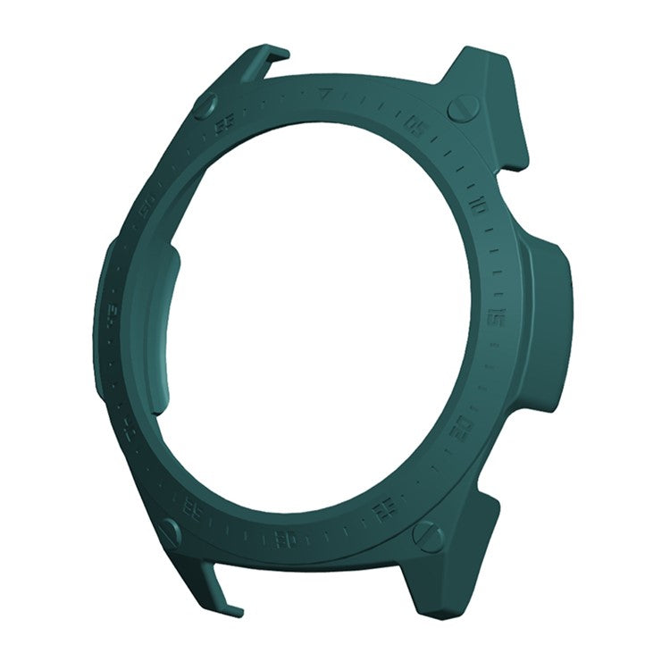 For Huawei Watch GT 3 46mm Quick Release Watch Case Sports Watch Case Protector with Dial Plate - Blackish Green