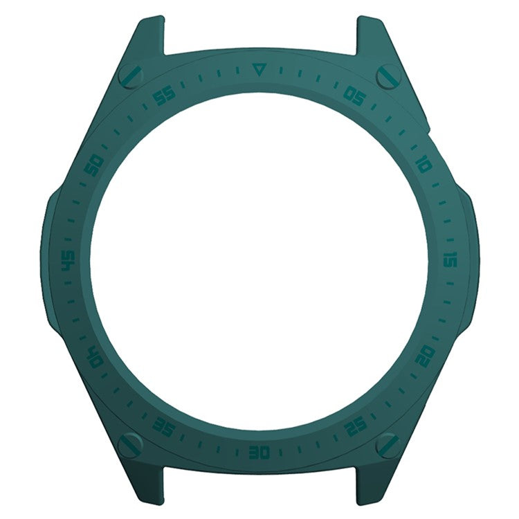 For Huawei Watch GT 3 46mm Quick Release Watch Case Sports Watch Case Protector with Dial Plate - Blackish Green