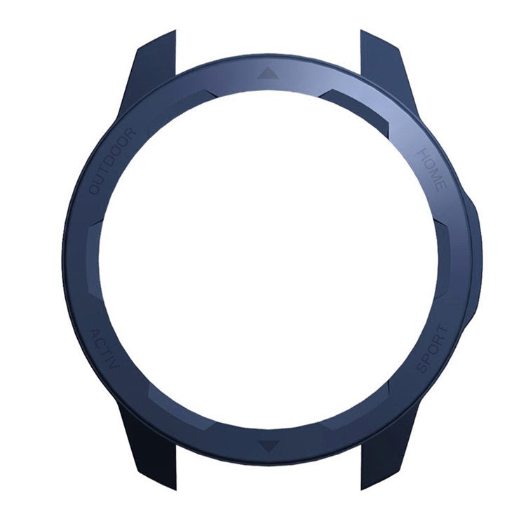 For Xiaomi Watch Color 2 Hard PC Anti-drop Smart Watch Protective Frame Case - Midnight Blue