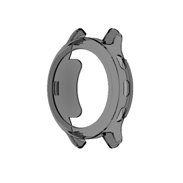 For Garmin Venu2 Plus Quick Release Watch Case Soft TPU Anti-fall Sports Watch Protector - Transparent Black