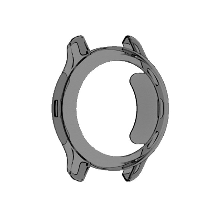 For Garmin Venu2 Plus Quick Release Watch Case Soft TPU Anti-fall Sports Watch Protector - Transparent Black