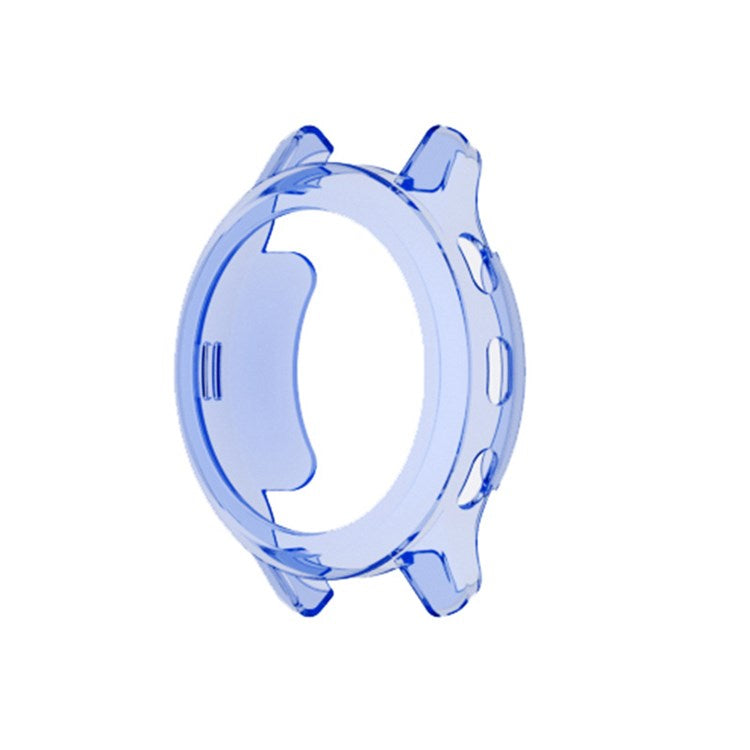 For Garmin Venu2 Plus Quick Release Watch Case Soft TPU Anti-fall Sports Watch Protector - Transparent Blue
