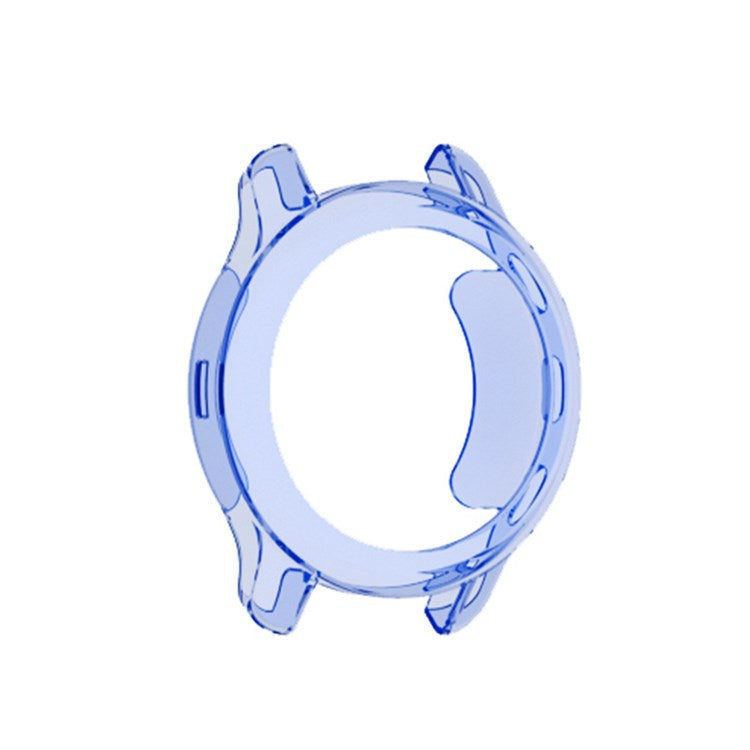 For Garmin Venu2 Plus Quick Release Watch Case Soft TPU Anti-fall Sports Watch Protector - Transparent Blue