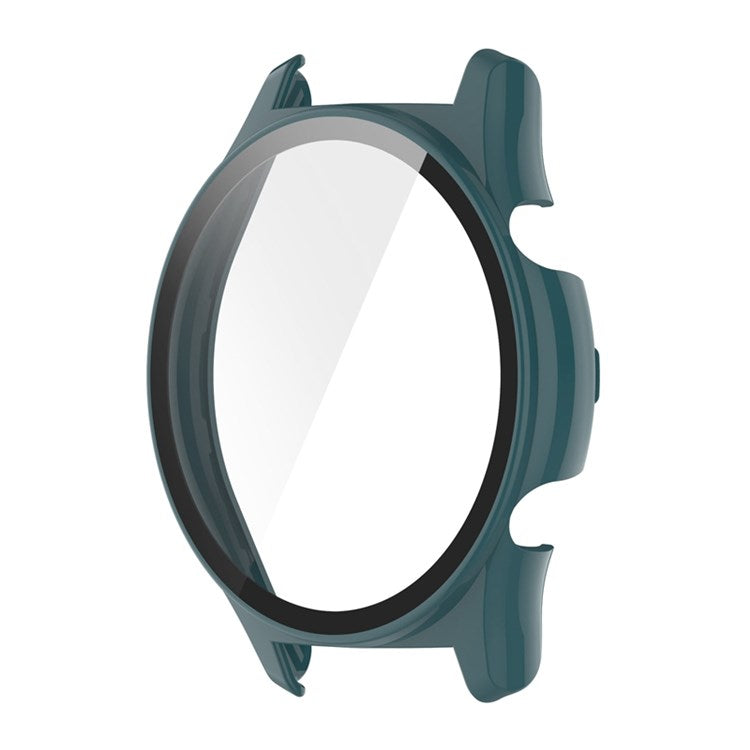 For Honor Watch GS3 46mm Hard PC Anti-drop Watch Case with Tempered Glass Screen Protector - Dark Green