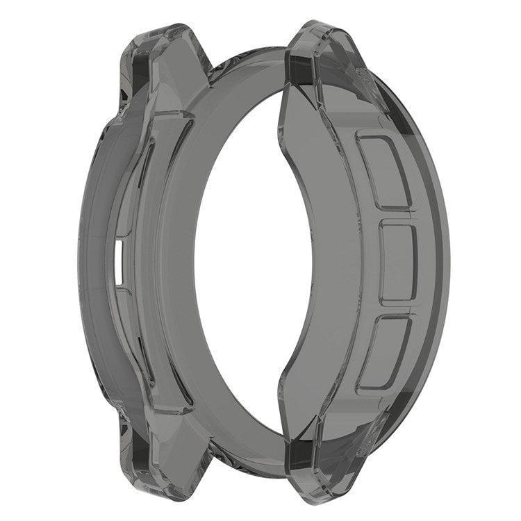 For Garmin Instinct 2S Anti-fall Watch Cover Transparent Soft TPU Protective Case - Transparent Black