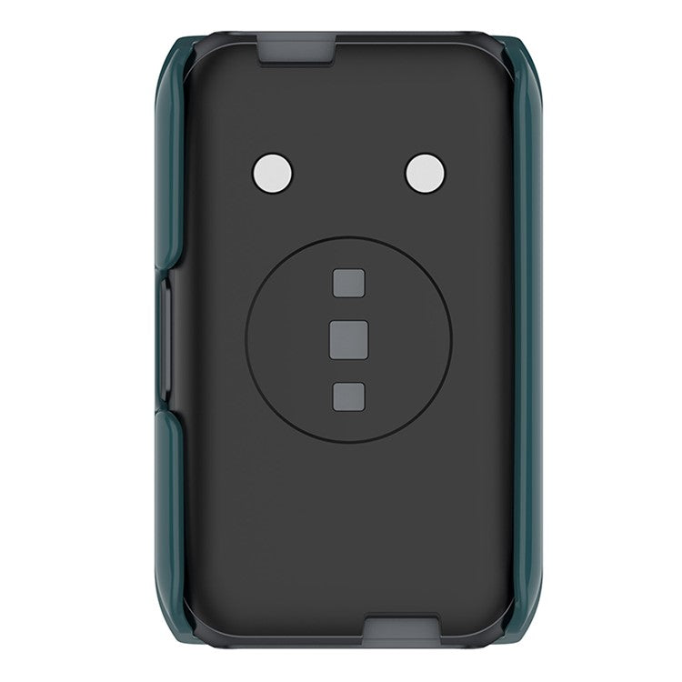 Hard PC Case for Huawei Band 7 / 6 / Honor Band 7 / 6 Anti-Scratch Smart Watch Protective Case with Tempered Glass Screen Protector - Green