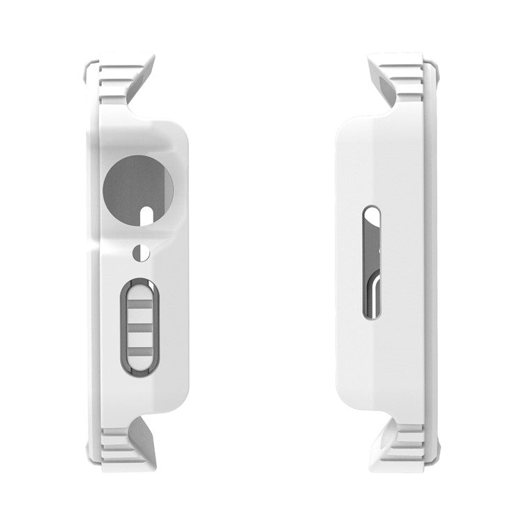 For Apple Watch Series 9 / 8 / 7 41mm Full Coverage Watch Case PC + TPU + Tempered Glass Protective Cover - White