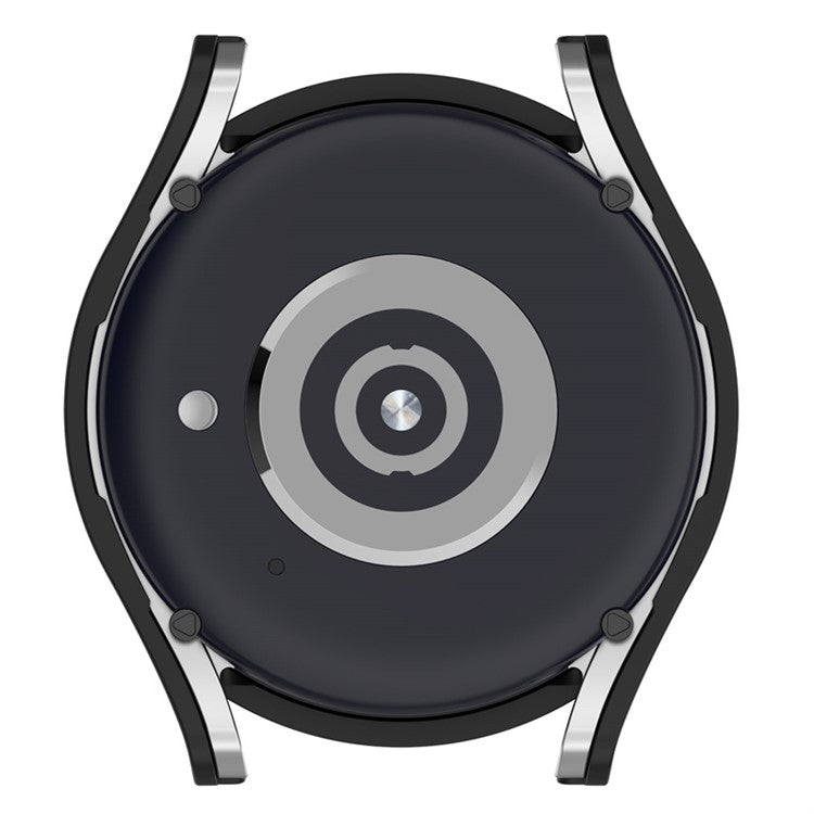 For Samsung Watch FE / Watch6 / Watch5 / Watch4 40mm Cover Hard PC Hollow Protective Watch Case - Black