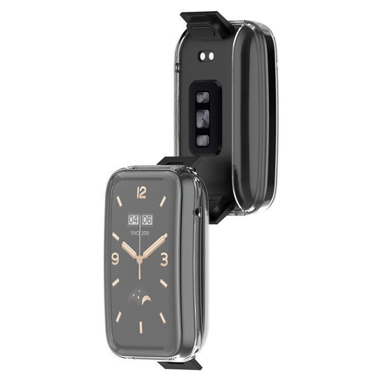 For Xiaomi Mi Band 7 Pro Transparent Soft TPU Bumper Full Protection Anti-fall Watch Case