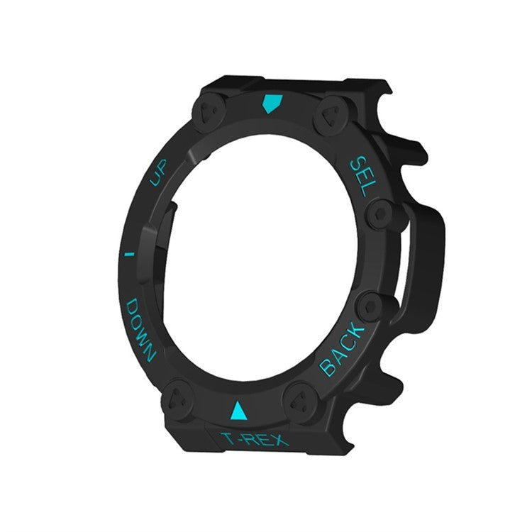 For Huami Amazfit T-Rex 2 Hard PC Smart Watch Case Scratch-resistant Dual Color Protective Cover - Black / Blue