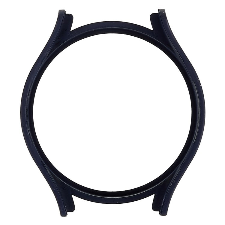 For Samsung Galaxy Watch 5 Pro 45mm Hard PC Bumper Protective Cover Hollowed-out Scratch Resistant Electroplating Frame - Blue