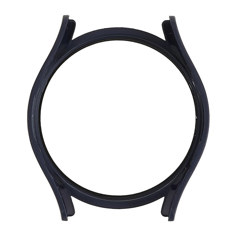 Anti-Scratch Hard PC Case for Samsung Galaxy Watch 5 40mm Rubberized Smart Watch Protective Case with Tempered Glass Screen Protector - Blue