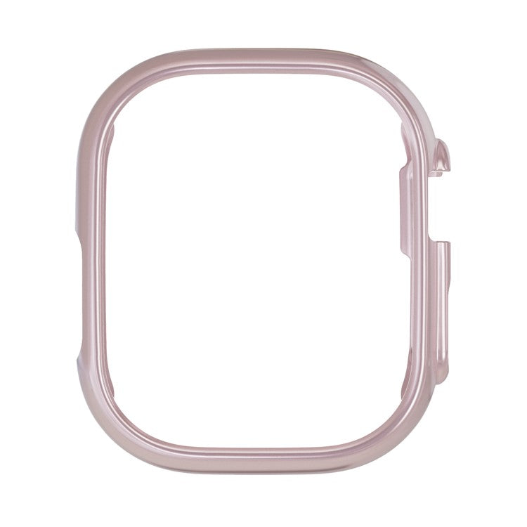 For Apple Watch Ultra 2 49mm / Ultra 49mm Hard PC Smart Watch Case Anti-scratch Hollow Protective Frame - Rose Gold