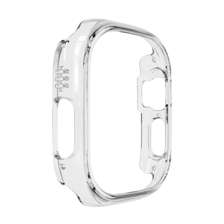 For Apple Watch Ultra 2 49mm / Ultra 49mm Hard PC Smart Watch Case Anti-scratch Hollow Protective Frame - Transparent