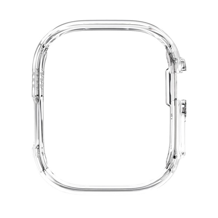 For Apple Watch Ultra 2 49mm / Ultra 49mm Hard PC Smart Watch Case Anti-scratch Hollow Protective Frame - Transparent