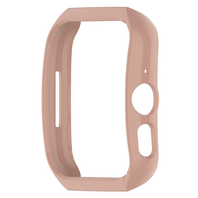 For Oppo Watch 3 Pro PC Watch Case Shockproof Protective Cover with Screen Protector - Pink