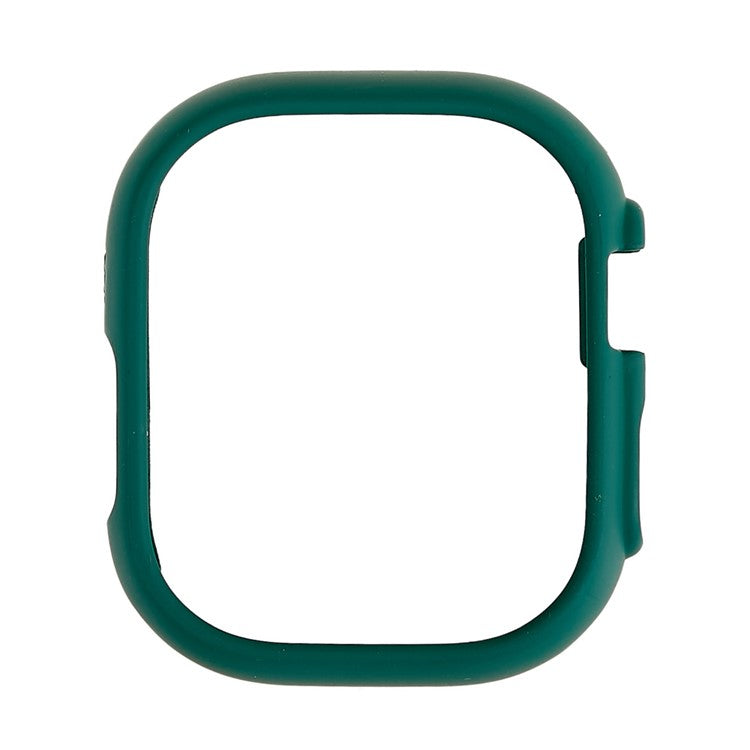 For Apple Watch Ultra 2 49mm / Ultra 49mm Watch Case Quick Release Hollow PC Cover Shockproof Smart Watch Protective Case - Green