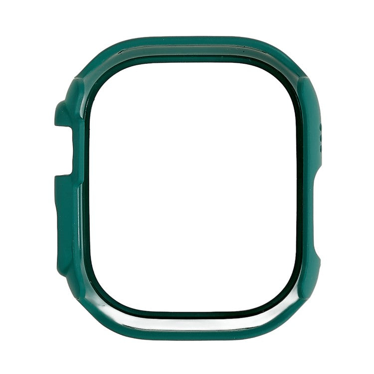 For Apple Watch Ultra 2 49mm / Ultra 49mm Watch Case Quick Release Hollow PC Cover Shockproof Smart Watch Protective Case - Green