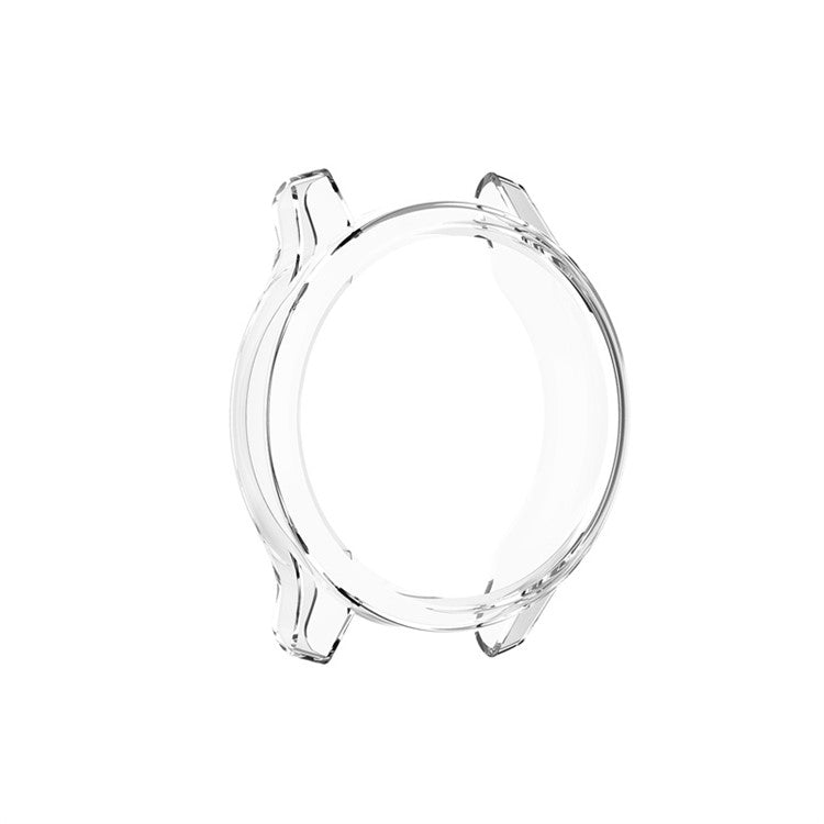 For Garmin Vivomove Luxe / Style Transparent TPU Smart Watch Frame Protective Case - Transparent