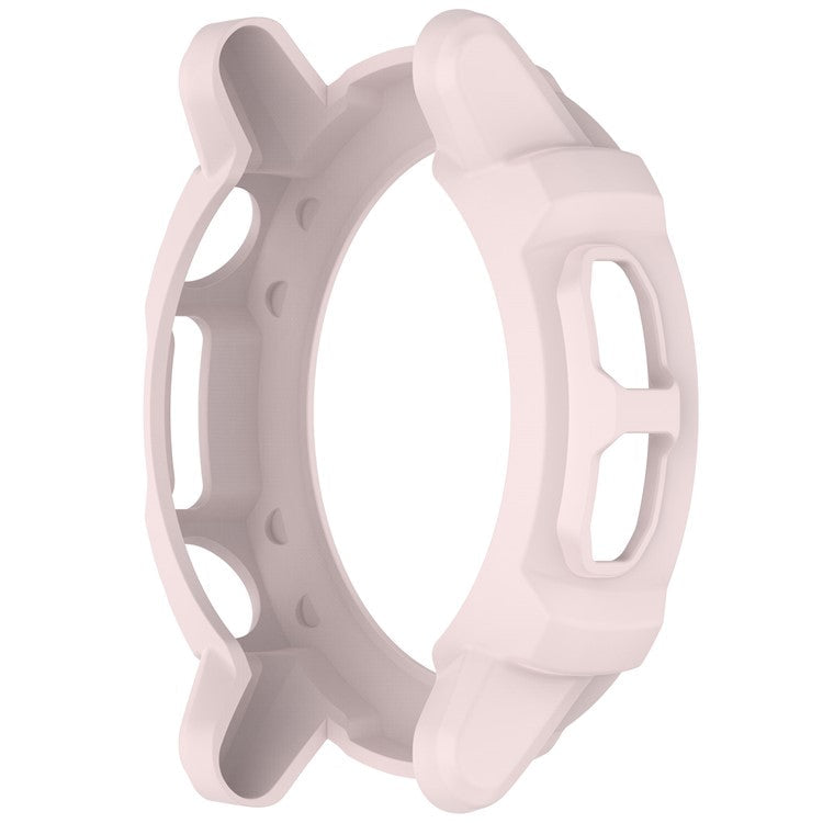 For Huami Amazfit Falcon Soft TPU Protective Watch Case Hollow Rugged Protective Cover - Light Pink