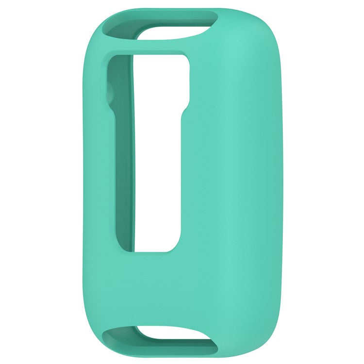 For Xiaomi Mi Band 7 Pro Silicone Case Smart Watch Protective Cover Half Hollow Watch Case - Light Green
