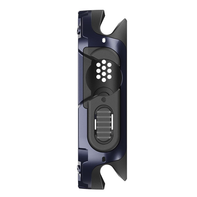 For Apple Watch Ultra 2 49mm / Ultra 49mm TPU+PC Watch Case Shockproof Protective Watch Frame Cover - Midnight Blue