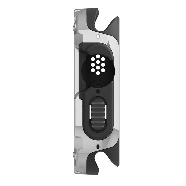 For Apple Watch Ultra 2 49mm / Ultra 49mm TPU+PC Watch Case Shockproof Protective Watch Frame Cover - Silver