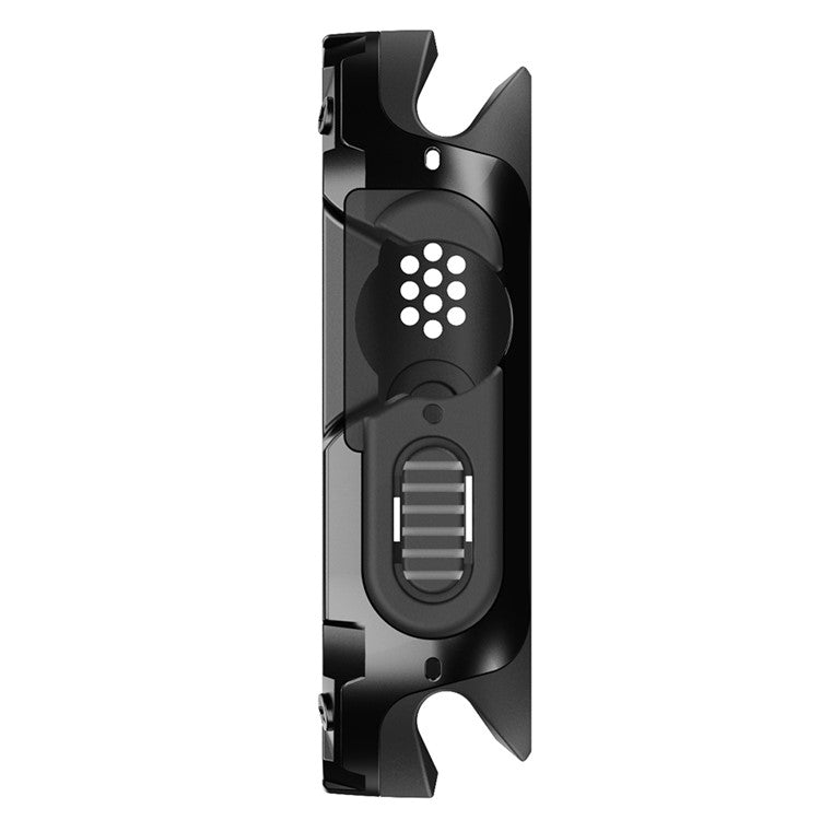 Watch Case for Apple Watch Series 9 / 8 / 7 41mm / 6 5 4 SE (2022) SE 40mm TPU+PC Shockproof Frame Cover - Black