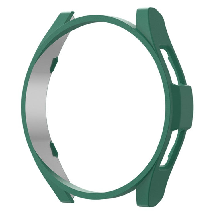 For Samsung Galaxy Watch6 44mm Anti-collision Matte Watch Case PC Hollow Protective Frame - Light Green