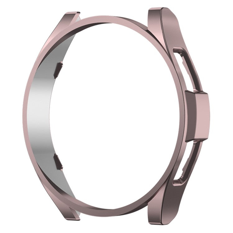 For Samsung Galaxy Watch6 40mm Anti-collision PC Hollow Protective Frame Matte Watch Case - Rose Gold