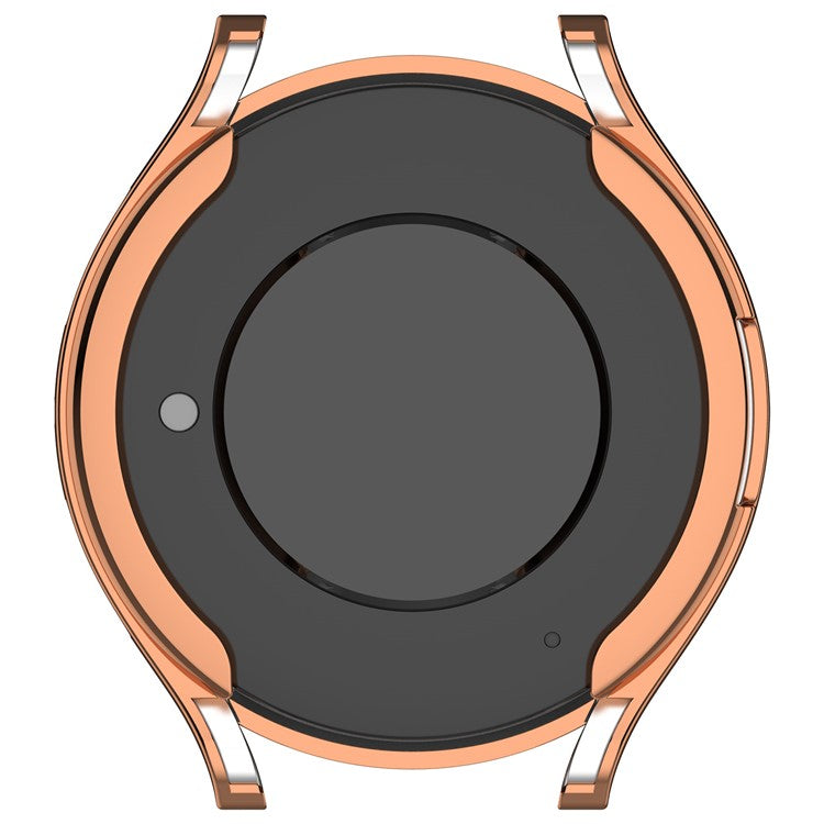 For Samsung Galaxy Watch6 40mm Electroplating Watch Protector Full Coverage TPU Watch Case - Rose Gold