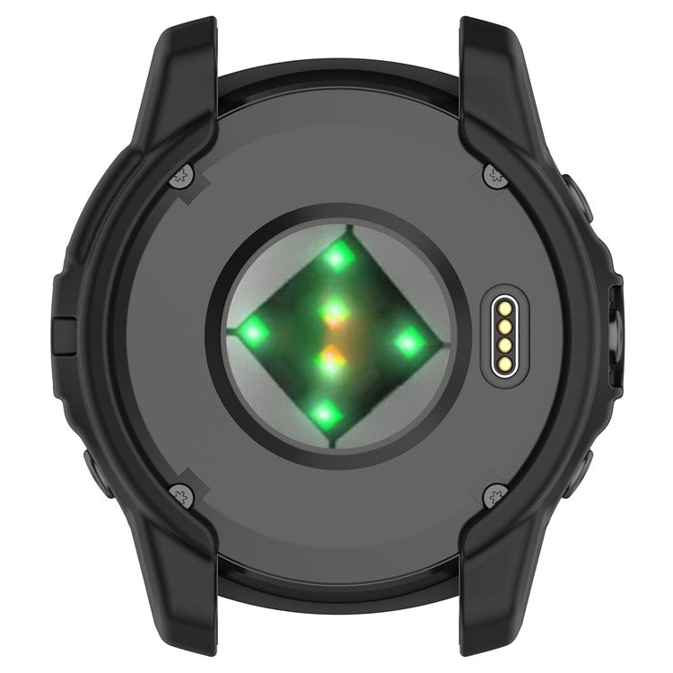 TPU Watch Case for Garmin epix Pro (Gen 2) 47mm / Fenix 7 Pro / Fenix 7 , Anti-Scratch Hollow Protective Cover - Black