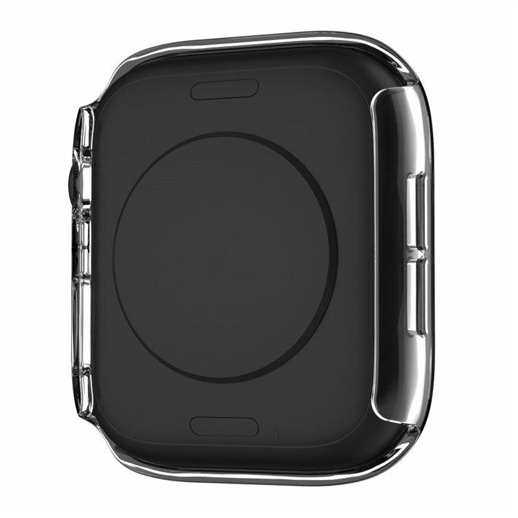 For Apple Watch Series 4 / 5 / 6 / SE / SE (2022) 40mm IP68 Waterproof Watch Case PC Frame Cover with Tempered Glass Film - Transparent