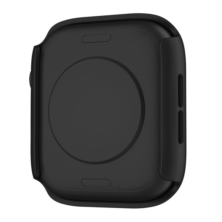 IP68 Waterproof Watch Case for Apple Watch Series 9 / 8 / 7 41mm , Tempered Glass Screen Protector PC Watch Cover - Black