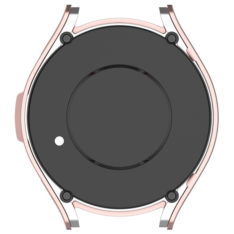 For Samsung Galaxy Watch6 Classic 47mm Hard PC Cover Hollowed-out Anti-Scratch Watch Case - Rose Gold