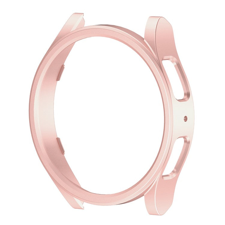 Watch Cover for Samsung Galaxy Watch6 40mm , Matte PC Protective Case Hollow Frame Protector - Rose Gold