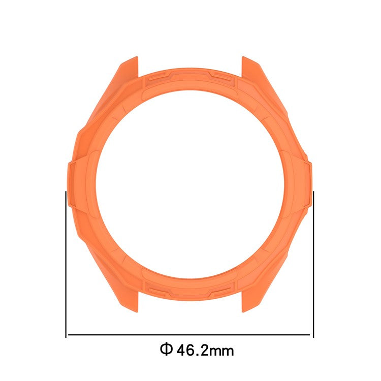 For Garmin Approach S70 42mm Rugged TPU Watch Case Shockproof Hollow Frame Cover - Starlight