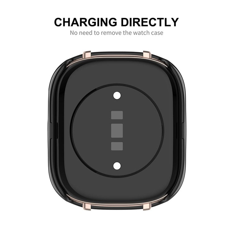 ENKAY HAT PRINCE For Honor Watch 4 Integrate Hard PC Case Cover with Tempered Glass Screen Protector - Black