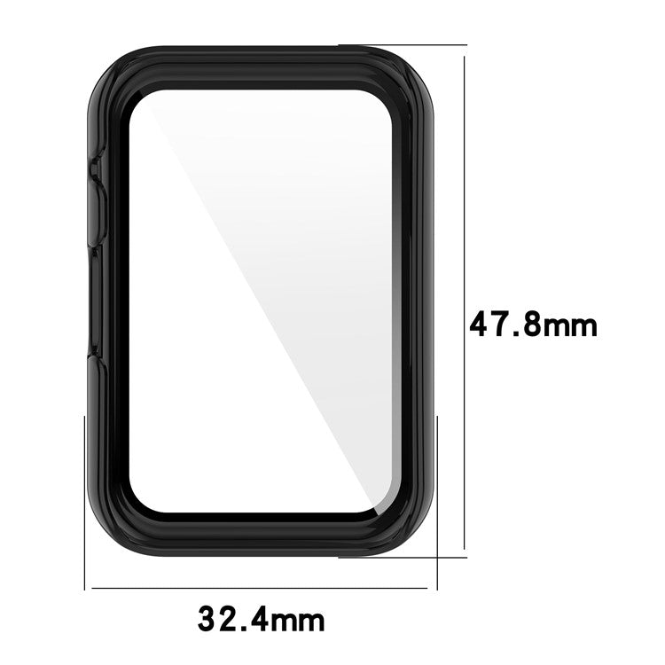 PC Watch Case with HD Screen Protector for Huawei Watch Fit (TIA-B09 / TIA-B19) / Watch Fit Special Edition (B39) / Watch Fit New - Pink