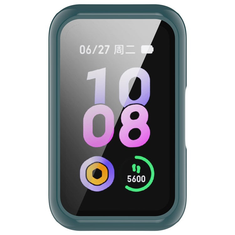 For Keep B4 Lite Hard PC Protective Case Watch Cover with Built-in Tempered Glass Screen Protector - Green