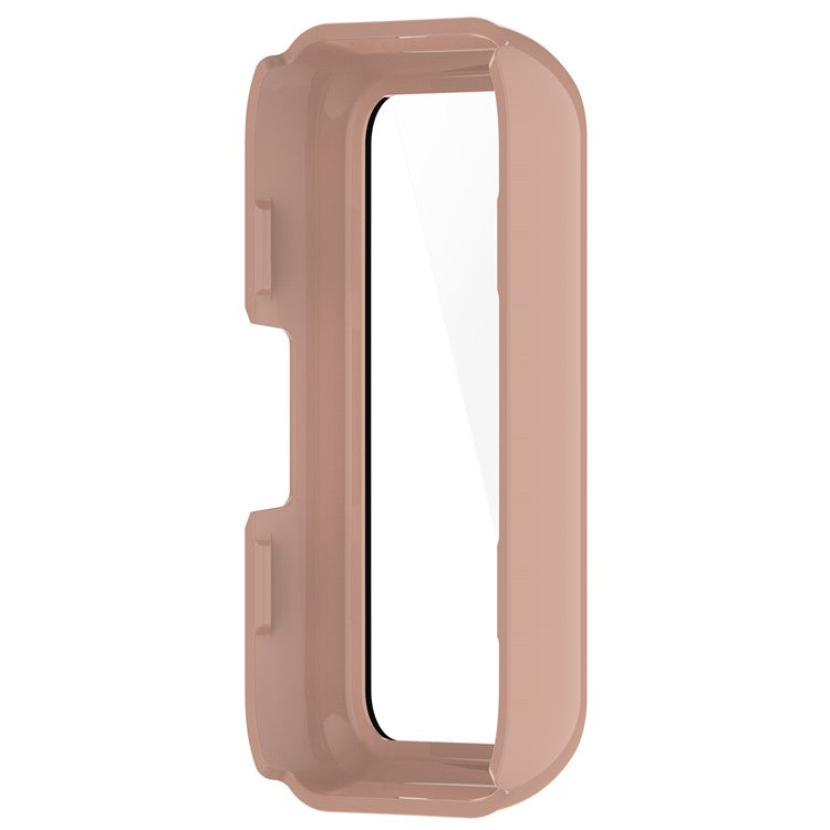 For Keep B4 Lite Hard PC Protective Case Watch Cover with Built-in Tempered Glass Screen Protector - Pink