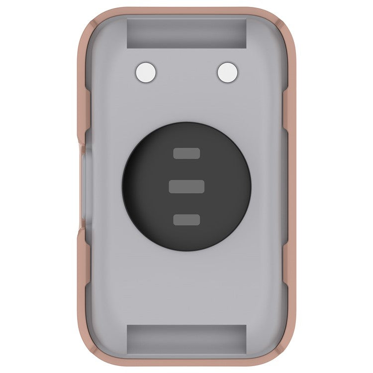 For Keep B4 Lite Hard PC Protective Case Watch Cover with Built-in Tempered Glass Screen Protector - Pink