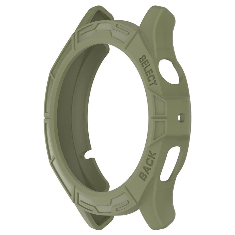 Watch Case for Huami Amazfit Cheetah / Amazfit Cheetah Pro , Rugged TPU Hollow Frame Cover - Jungle Green