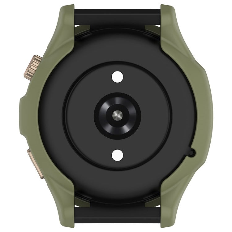 Watch Case for Huami Amazfit Cheetah / Amazfit Cheetah Pro , Rugged TPU Hollow Frame Cover - Jungle Green