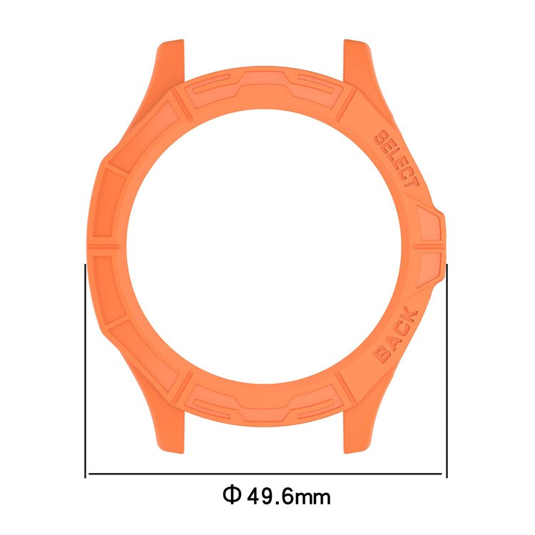 Watch Case for Huami Amazfit Cheetah / Amazfit Cheetah Pro , Rugged TPU Hollow Frame Cover - Jungle Green