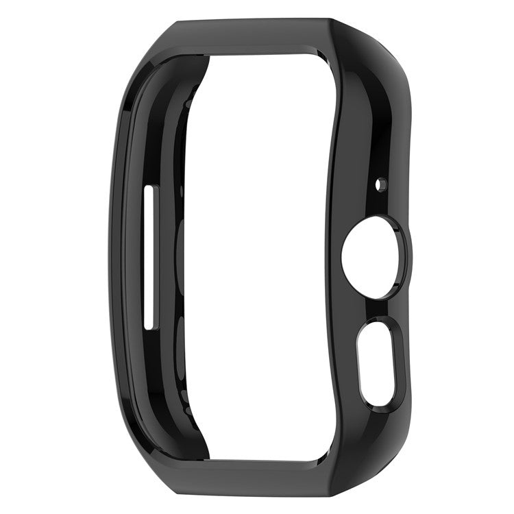 For Oppo Watch 4 Pro / Watch 3 Pro Protective Case Hard PC Hollowed-Out Watch Cover with TPU Hydrogel Film - Black